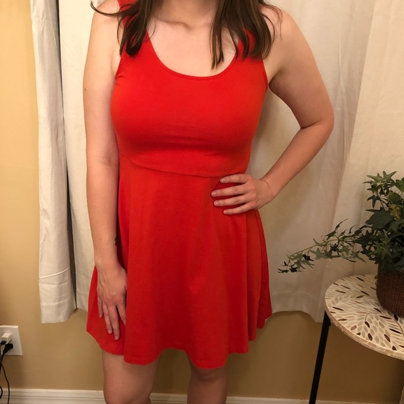 Red skater dress - Picture 1 of 3